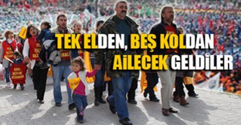 'işimiz ve ekmeğimiz için yürüyoruz'