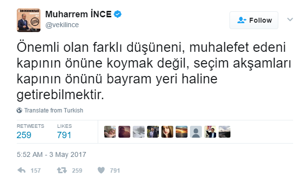 Muharrem İnce'den CHP MYK Kararına Tepki