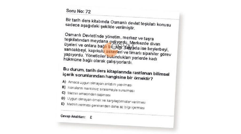 'KPSS’de Tarih sorusu hatalı' iddiası | soL Haber Portalı