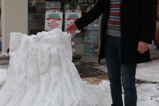 Kardan adama yumruk ve tekme atıp kaçtı Kardan adama yumruk ve tekme atıp kaçtı