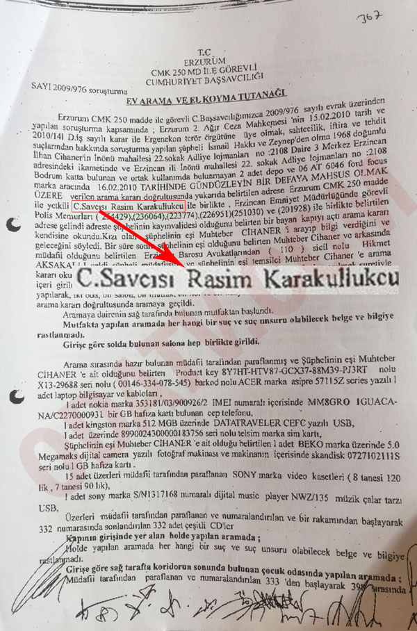 ilhan cihaner in evinde arama yapan anli sanli feto cu beraat ettirildi sol haber