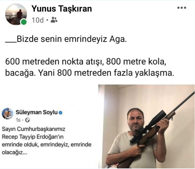 Soylu'ya tüfekle destek veren din kültürü öğretmenine inceleme