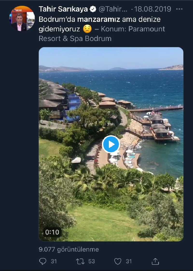 Sedat Peker’in açıkladığı otelden bu kez Melih Gökçek’in sunucusu çıktı