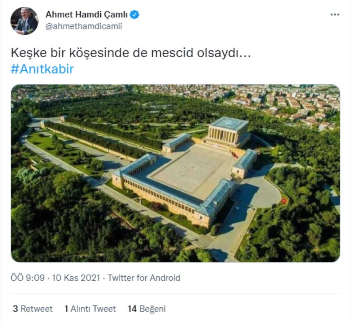 AKP'li 'Yeliz'in Anıtkabir paylaşımı tepki çekti