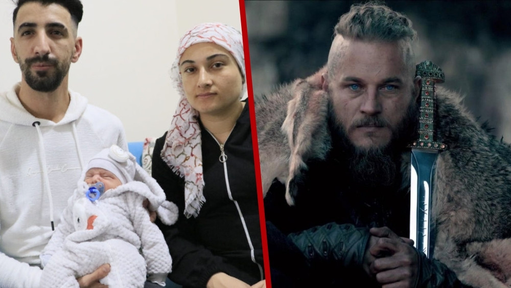 Baby Ragnanan Bebeğe Viking Kralı Ragnar'ın ismini verdi | soL haber