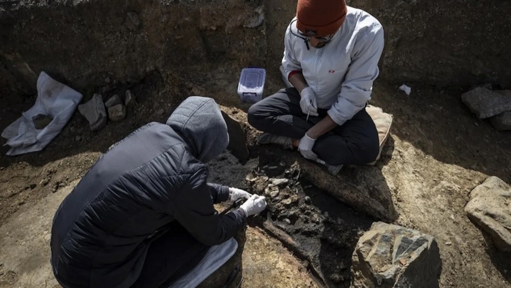 Haydarpaşa kazılarında Helenistik döneme ait mezar bulundu