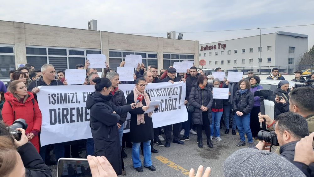 Ankara Üniversitesi ANTIP A.Ş. işçileri yeni yılı direnişte karşılıyor ...