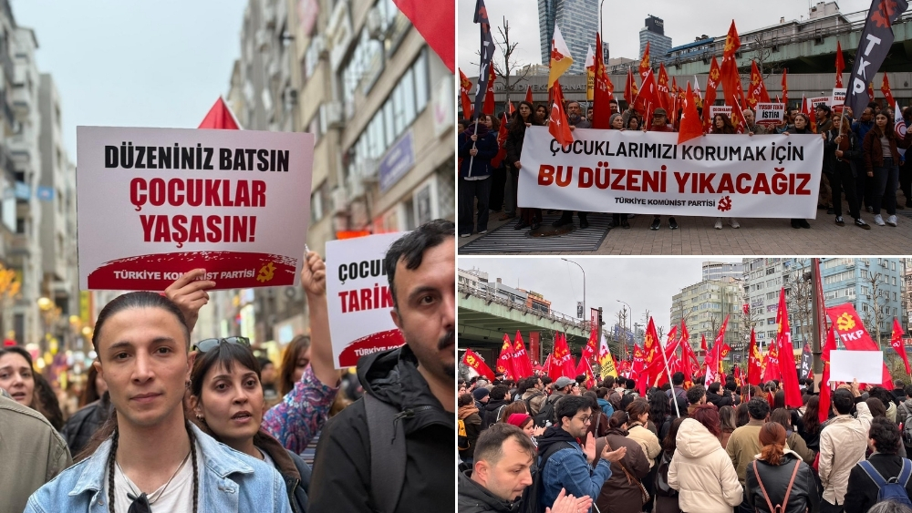 Saldırıların ardından TKP sokağa çıktı: 'Tarikatların bakanı Yusuf Tekin istifa!'
