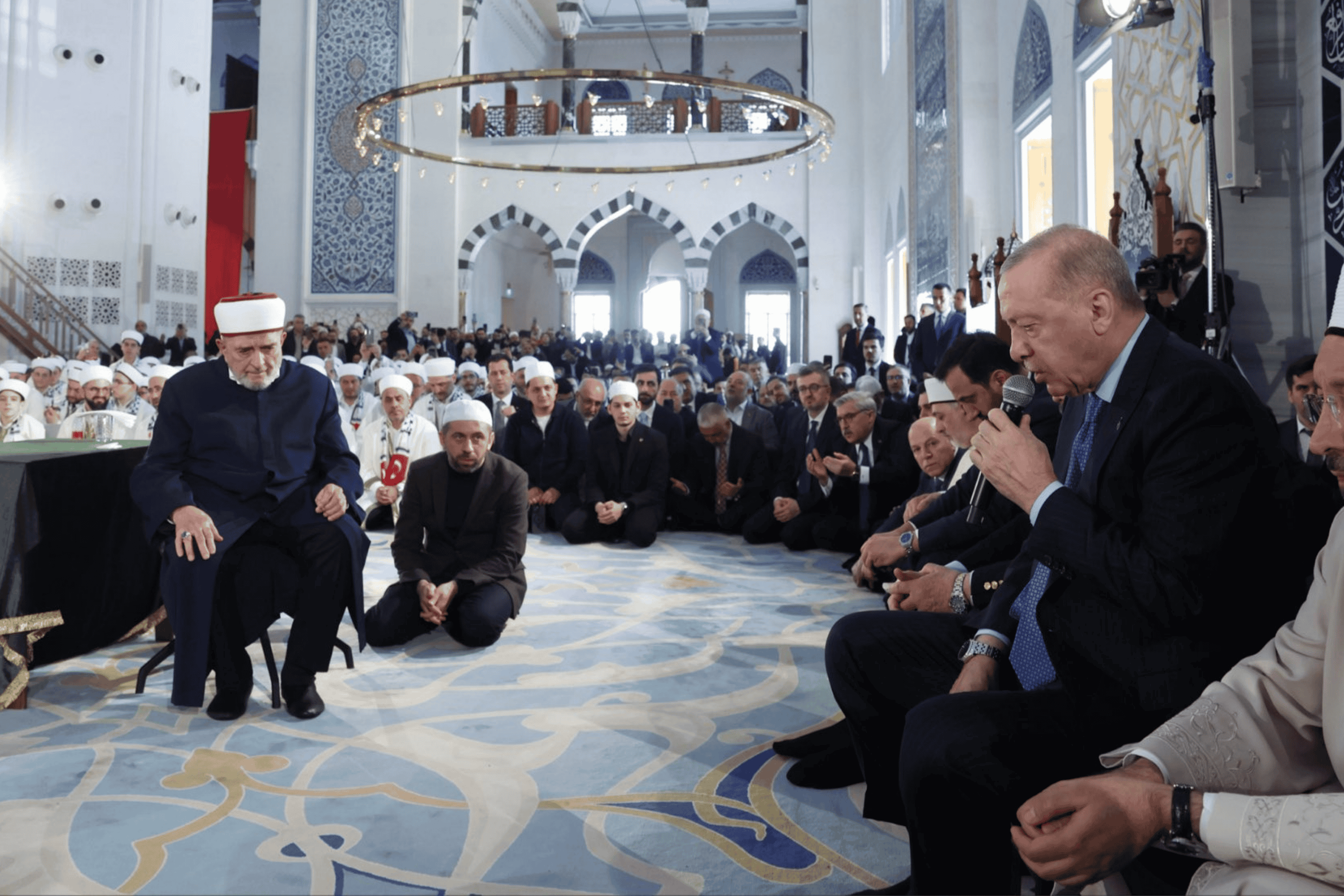 Erdoğan'ın katıldığı 'icazet' töreninde başrolde yine Mustafa Demirkan var: Atatürk'e zalim demişti