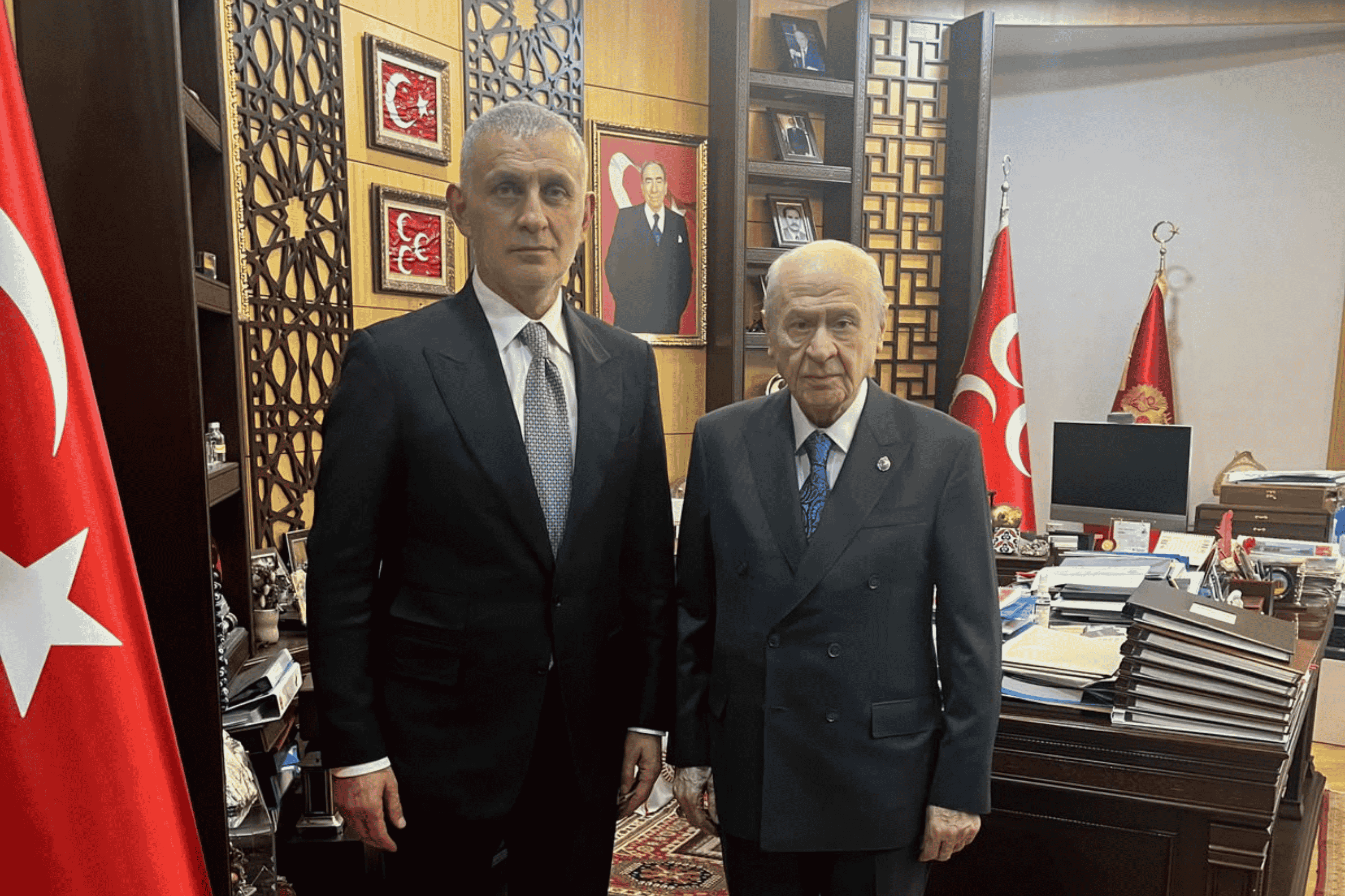 Hacıosmanoğlu'ndan Bahçeli'ye teşekkür ziyareti