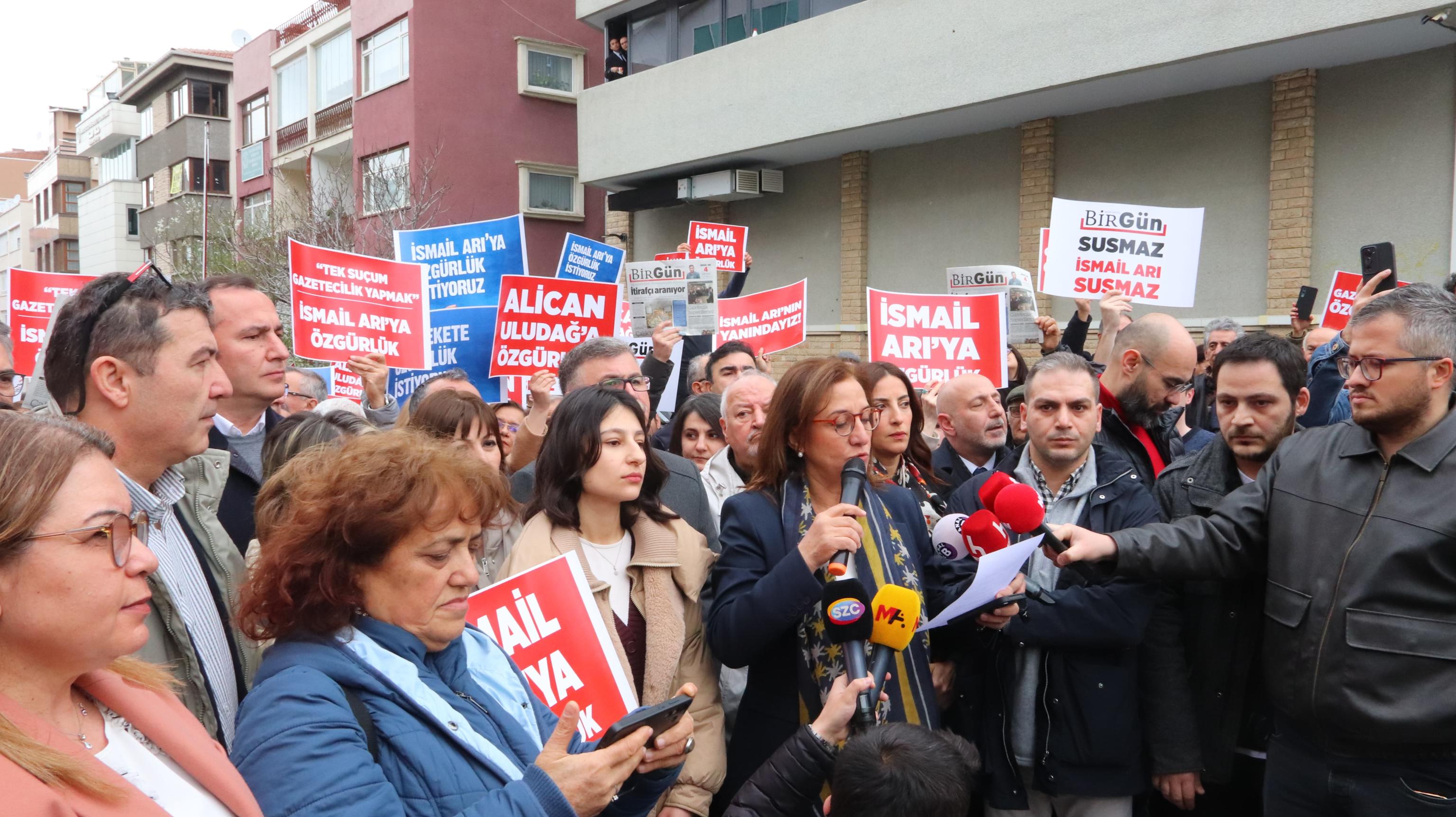 Basın emekçileri Ankara'da bir araya geldi: Tutuklu gazeteciler serbest bırakılsın!