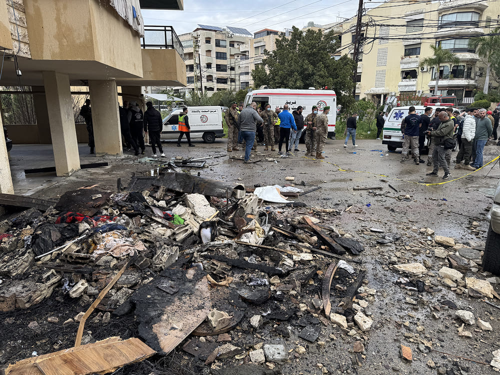 İsrail Lübnan'ın güneyindeki Haret Sayda beldesine saldırı düzenledi.