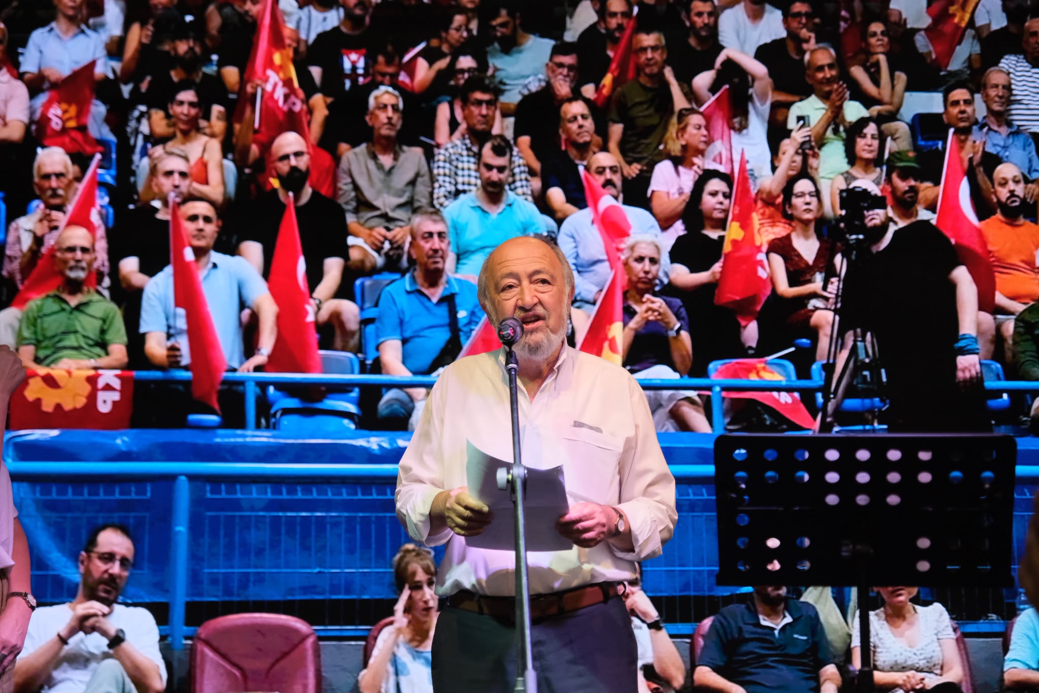 Yunanistan Komünist Partisi Politbüro Üyesi Yorgos Marinos,