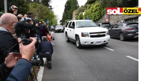 İran ile ABD arasında ilki Umman'da yapılan nükleer görüşmelerin ikinci turu, İtalya'nın başkenti Roma'da düzenlendi. Umman'ın Roma Büyükelçiliği'ndeki müzakereleri çok sayıda basın mensubu izledi. (Fotoğraf: AA)