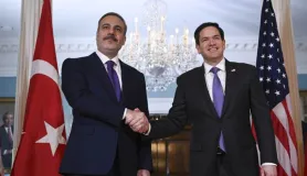 Hakan Fidan, geçen Mart ayında gittiği Washington'da Marco Rubio ile görüşmüştü. (Foto: AA)