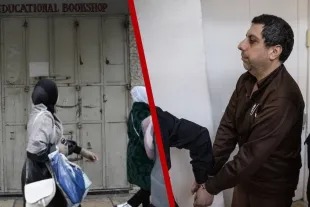 Doğu Kudüs'te kitabevine baskın