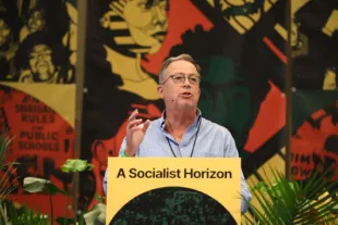 Sosyalizm ve Kurtuluş Partisi'nin (PSL) kurucu Merkez Komite üyesi Brian Becker