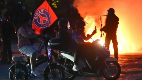 PSG’nin Şampiyonlar Ligi zaferi sonrası Paris’te olaylar: 416 kişi gözaltına alındı
