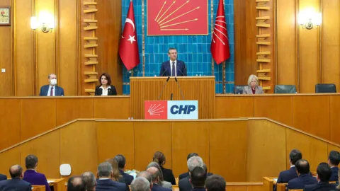 TBMM Genel Kurulu ve kürsüden genel bir görünüm