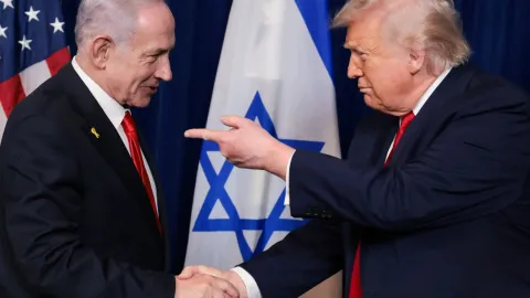 Donald Trump ve Binyamin Netanyahu