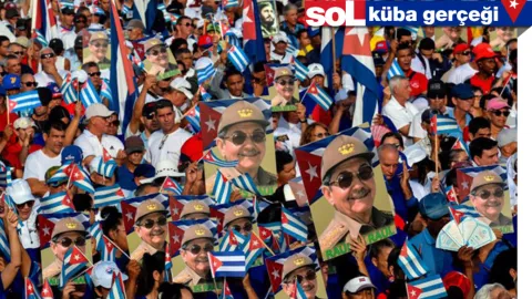 Raul Castro'nun 95. yaş kutlamalarından bir kare