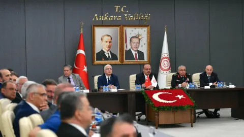 Ankara Valisi Yakup Canbolat başkanlığında NATO Zirvesi Tedbirleri Toplantısı yapıldı.