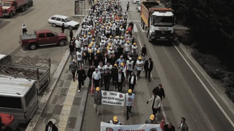 Doruk Maden'de diğer işçiler de hakları için yola çıktı: Ank
