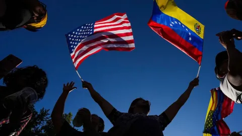 Venezuela ve ABD güvenlik güçlerinin ortak operasyonunu gösteren temsili görsel.
