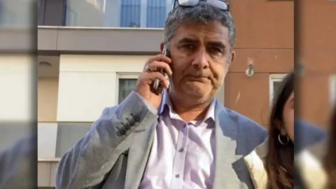 Erhan Karaal'ın bulunduğu prefabrik yapı