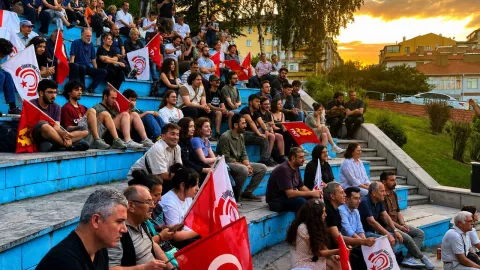 Türkiye Halk Temsilcileri Meclisi'nin Dikmen'deki buluşmasından bir görünüm