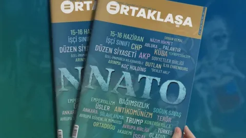 Ortaklaşa Dergisi logosu ve X platformu logosu yan yana.