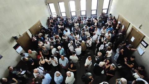 10 Ekim Gar Katliamı davası duruşma salonu