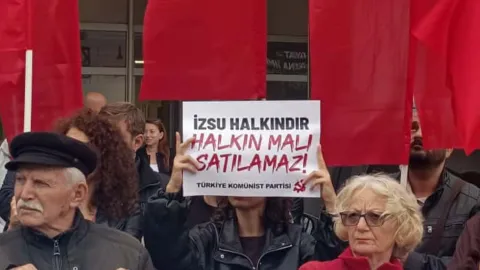 İzmir'de su faturası protestosu