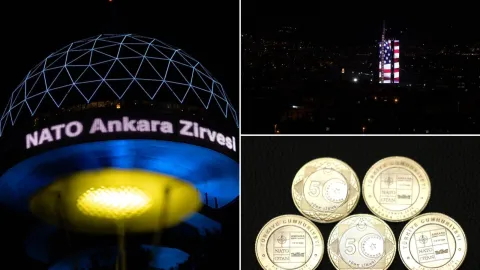 NATO Zirvesi Ankara'da toplandı, liderler bir araya geldi.