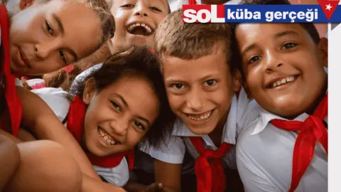 Küba'daki dayanışma ve direniş çabalarını gösteren görseller.