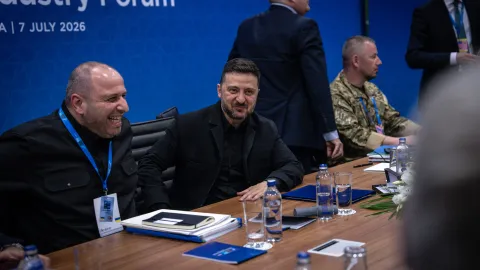 Ukrayna Devlet Başkanı Volodimir Zelenskiy, Ankara'daki NATO Zirvesi sırasında üç ülke ile dron anlaşmaları imzaladı.