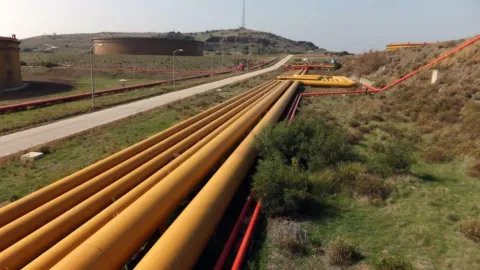 Irak-Türkiye Ham Petrol Boru Hattı'nı gösteren görsel.