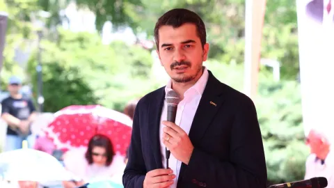 Çankaya Belediye Başkanı Hüseyin Can Güner adliyede.