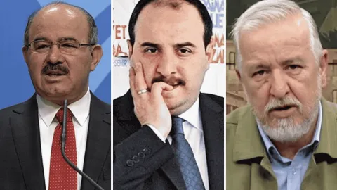 AK Parti'li siyasetçilerin birbirini suçladığı tartışmaya dair görsel.