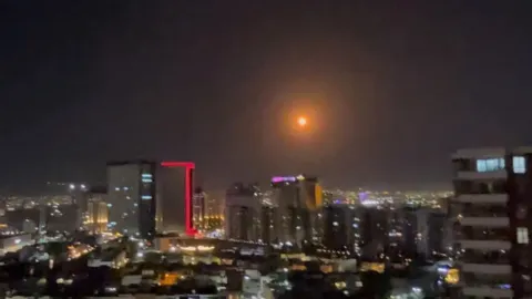 İran'ın Irak Kürt Bölgesi'ne düzenlediği füze saldırısını gösteren temsili bir görsel.