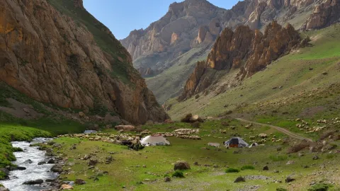 Yaylacılık geleneğini ve yayla türkülerini anlatan bir görsel.
