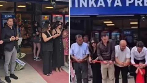 Tekirdağ'da bir tekel bayisi önünde çekilmiş fotoğraf.