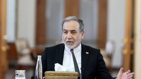 İran Dışişleri Bakanı Abbas Irakçi'nin açıklamalarına ilişkin görsel.