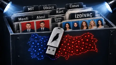 FETÖ'nün 'belleği'ni temsil eden bir bilgisayar veya dosya görseli.