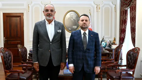 DEM Parti Ağrı Milletvekili Sırrı Sakık, Adalet Bakanı Akın Gürlek ile görüşüyor.