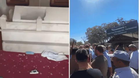 Gaziantep'te Alevi türbesine saldırı: Mezar kırıldı, eşyalar tahrip edildi