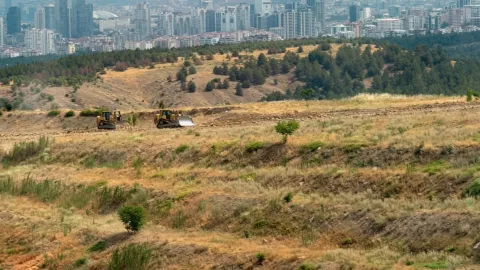 ODTÜ ormanlarına yine iş makineleri girdi: 'Rant yolu' tekrar gündemde