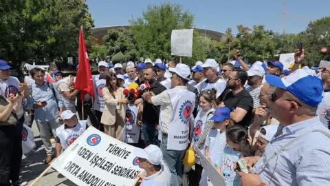 Ankara'da madencilerin mücadelesi 9. gününde: Meclis'e yürüyüşe engel