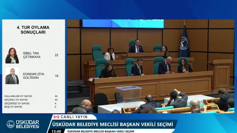 Üsküdar Belediyesi'nde seçim: Dedetaş'ın vekili CHP'li Çetinkaya oldu