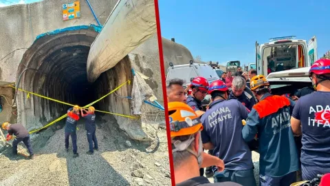 Adana'da içme suyu tünel hattında göçük: 55 yaşındaki işçi yaşamını yitirdi